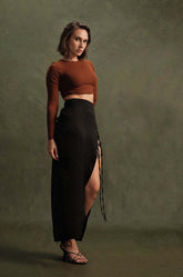 LONG SLEEVE CROP TOP